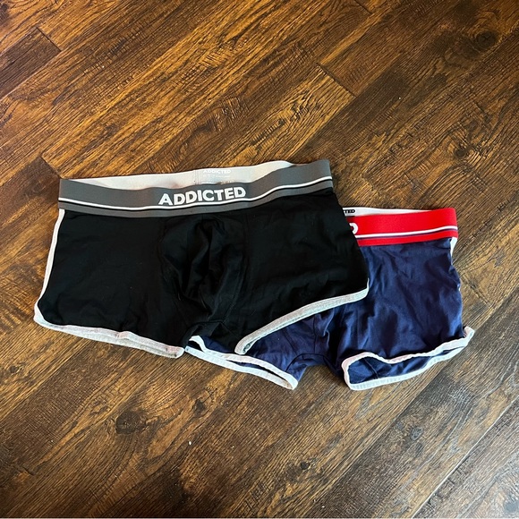 Two Pair Addicted Squarecut Trunk Underwear- Nearly New - Euro Size XXXL/3XL - Picture 2 of 4